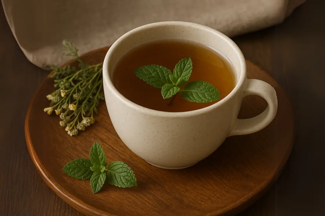 chá para menstruação